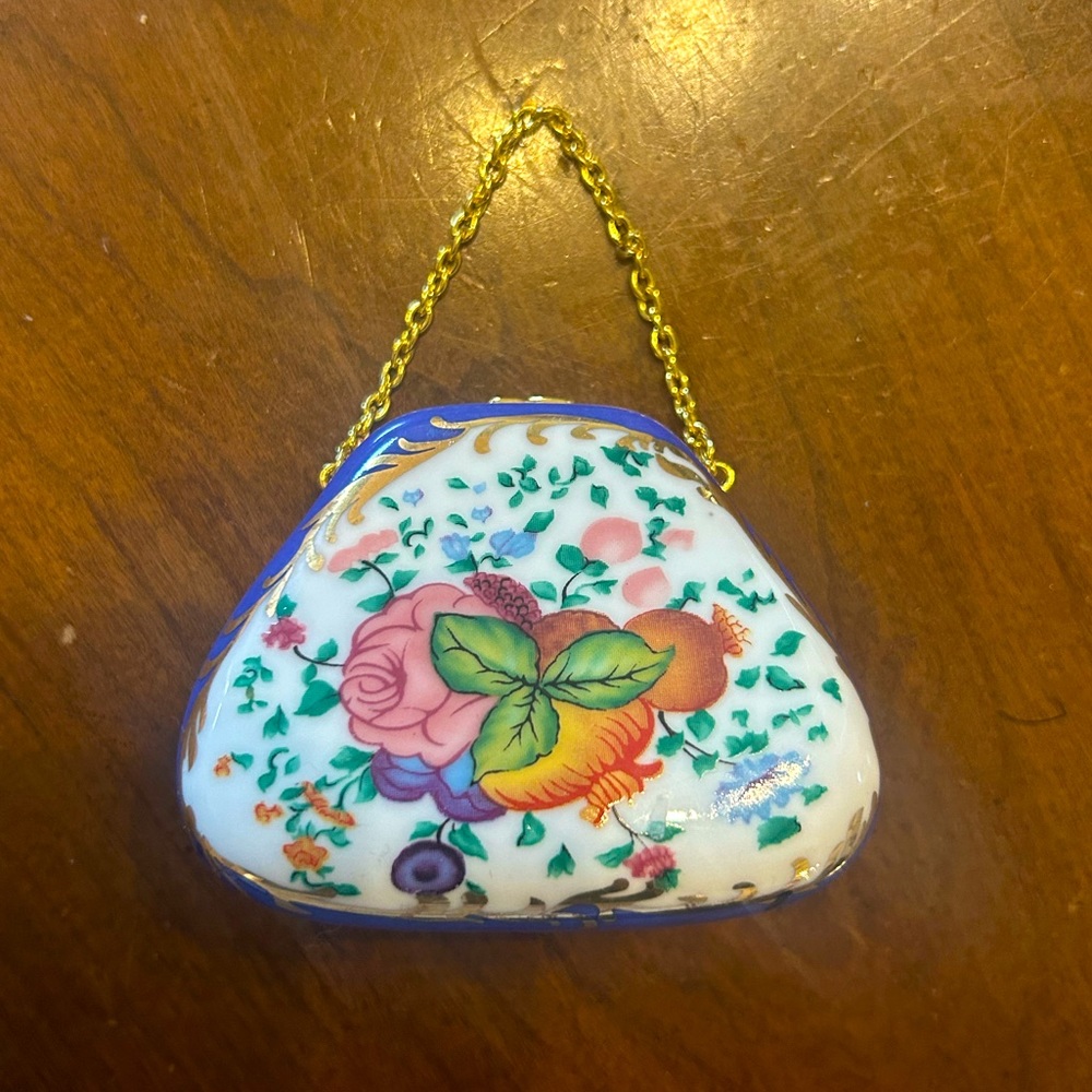Porcelain mini purse